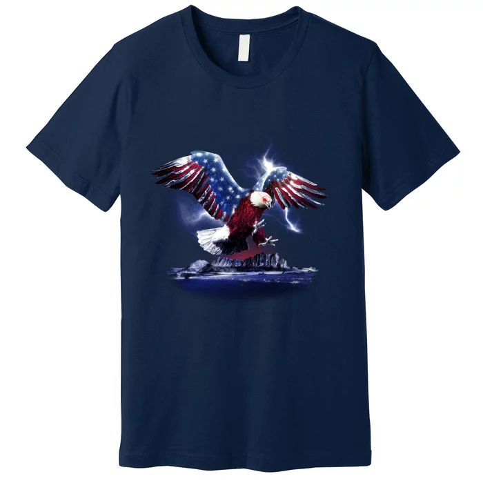 Cyborg Eagle Premium T-Shirt