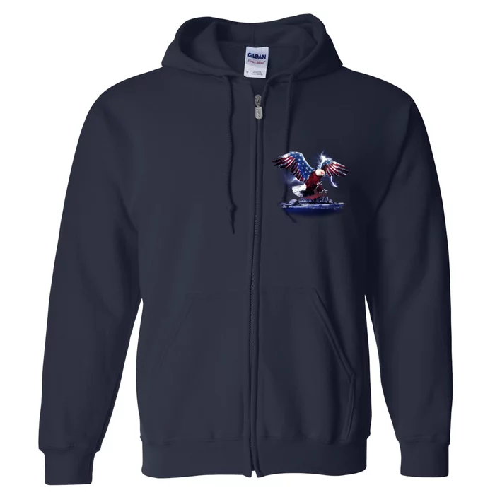 Cyborg Eagle Full Zip Hoodie