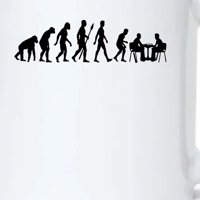 Chess Evolution Chess Board Chess Gift Black Color Changing Mug