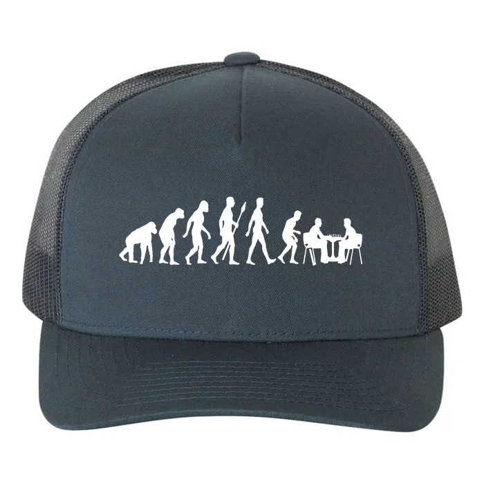 Chess Evolution Chess Board Chess Gift Yupoong Adult 5-Panel Trucker Hat