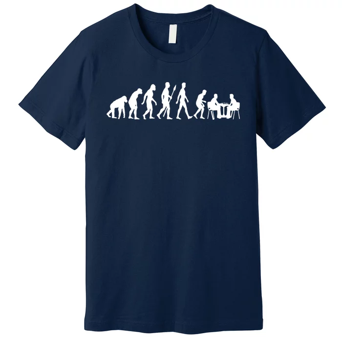 Chess Evolution Chess Board Chess Gift Premium T-Shirt