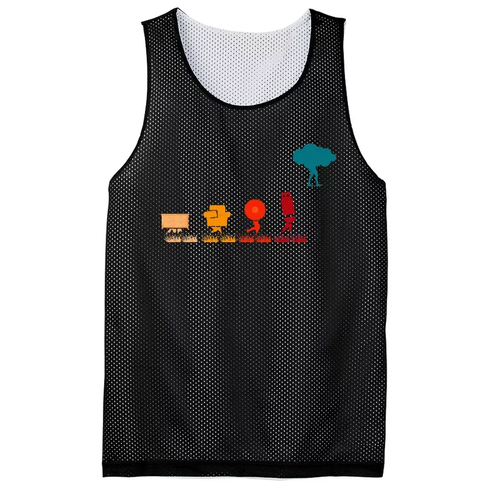 Cloud Evolution Computer Science Programmer Nerd Mesh Reversible Basketball Jersey Tank