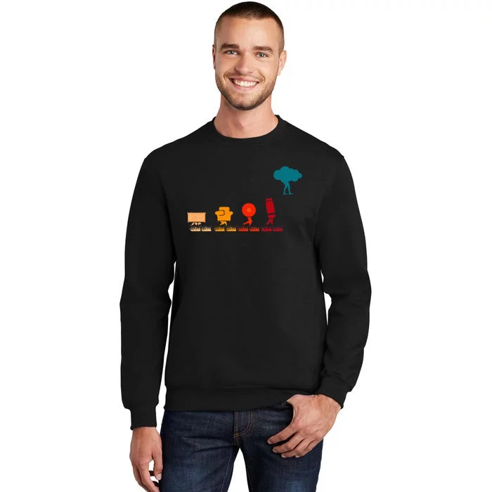 Cloud Evolution Computer Science Programmer Nerd Tall Sweatshirt