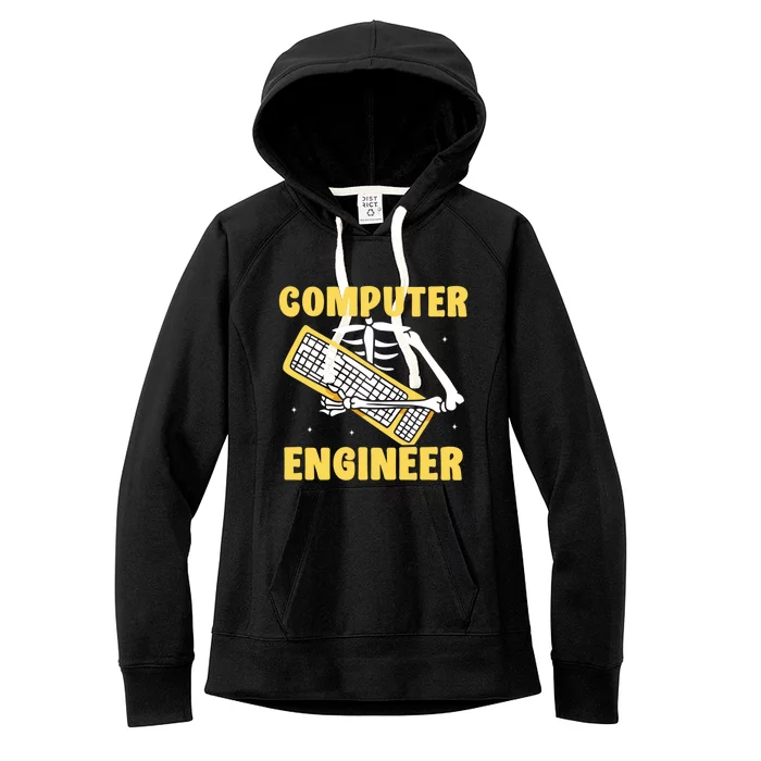 Computer Engineer Coding Coder Programming Programmer Gift Women's Fleece Hoodie