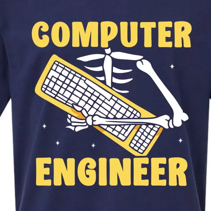 Computer Engineer Coding Coder Programming Programmer Gift Sueded Cloud Jersey T-Shirt