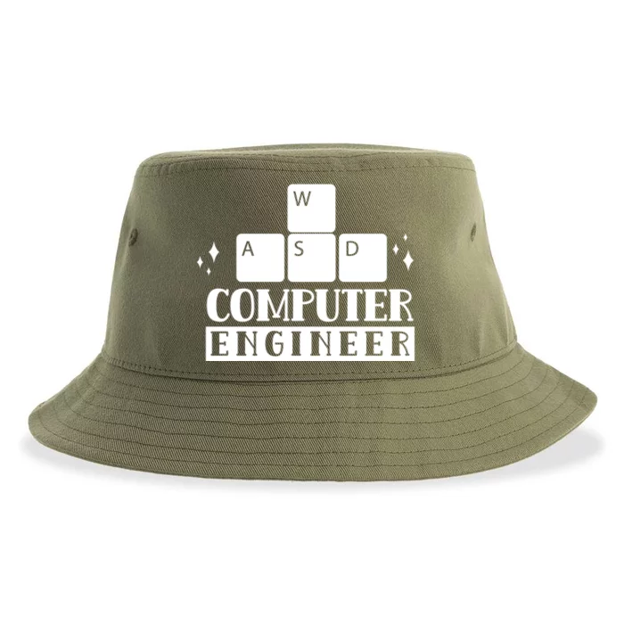 Computer Engineer Coding Programming Programmer Coder Cool Gift Sustainable Bucket Hat