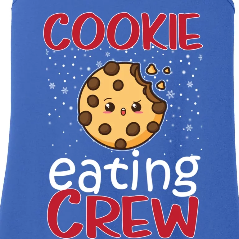 Cookie Eating Crew Funny Christmas Cookies Lover Funny Gift Ladies Essential Tank