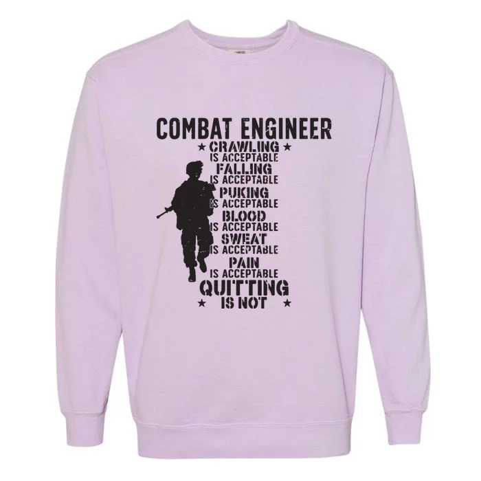 Combat Engineer Combat Engineering Garment-Dyed Sweatshirt