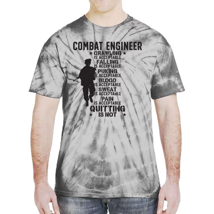 Combat Engineer Combat Engineering Tie-Dye T-Shirt