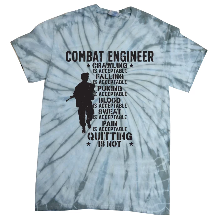 Combat Engineer Combat Engineering Tie-Dye T-Shirt