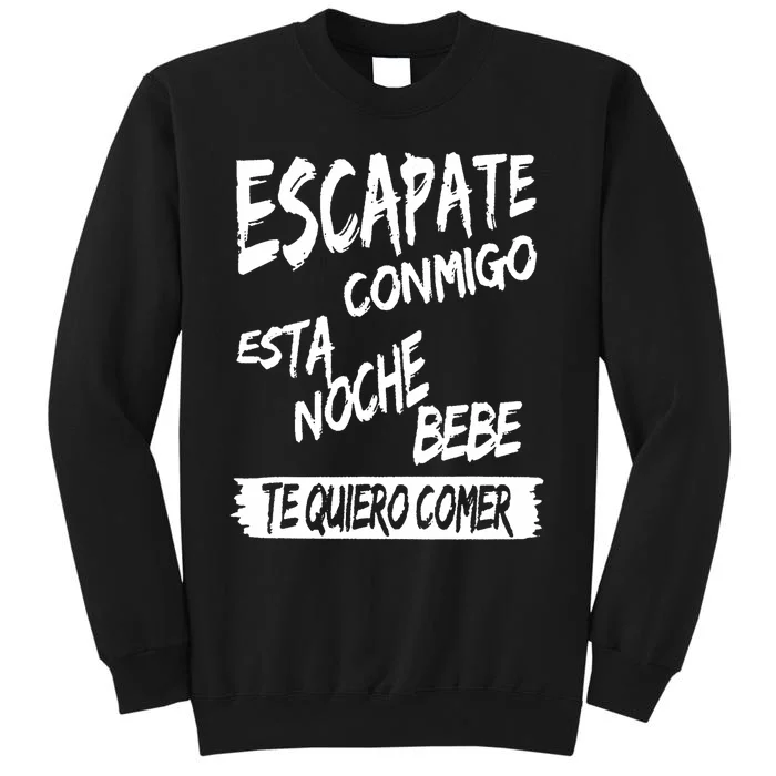 Cool Escapate Conmigo Esta Noche Bebe Sweatshirt