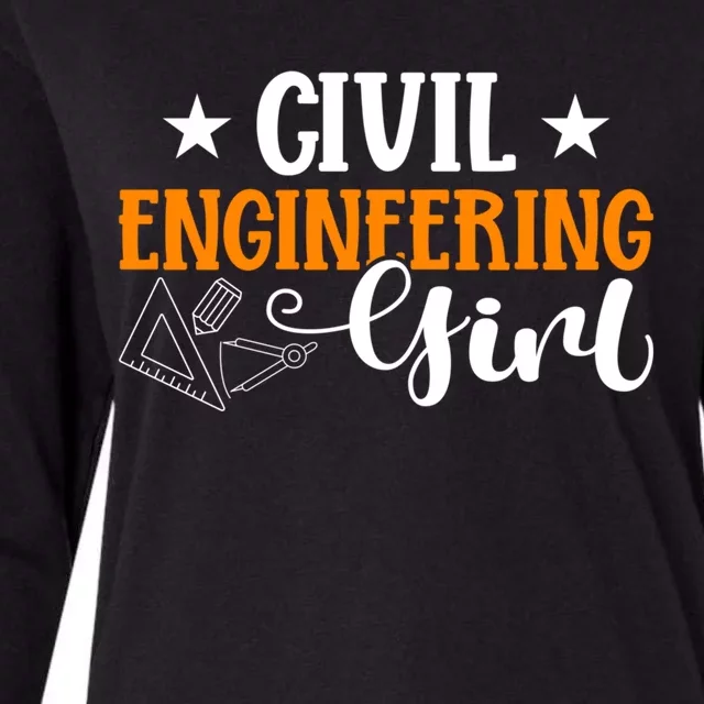 Civil Engineering Civil Engineer Dad Gift Womens Cotton Relaxed Long Sleeve T-Shirt