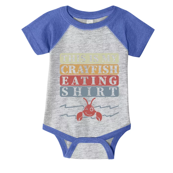 Crayfish Eating Crawfish Season Cute Gift Infant Baby Jersey Bodysuit