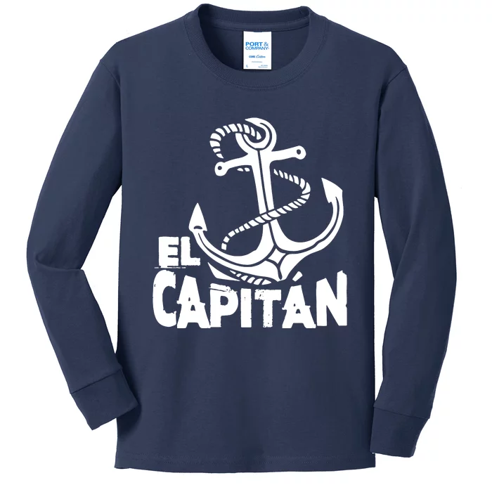 Captain El Capitan Kids Long Sleeve Shirt