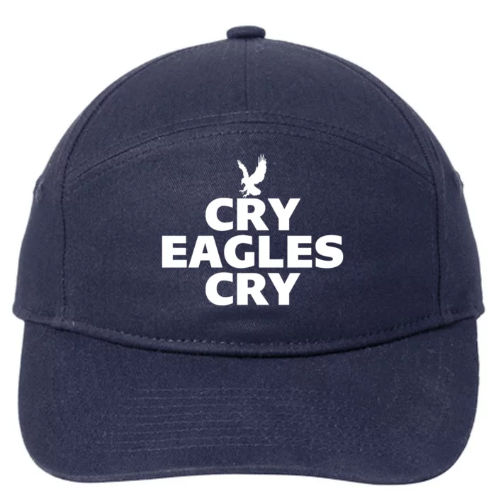 Cry Eagles Cry Funny 7-Panel Snapback Hat