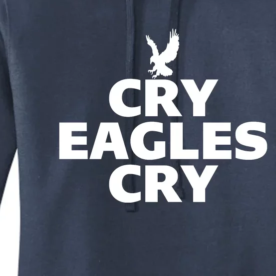 Cry Eagles Cry Funny Women's Pullover Hoodie