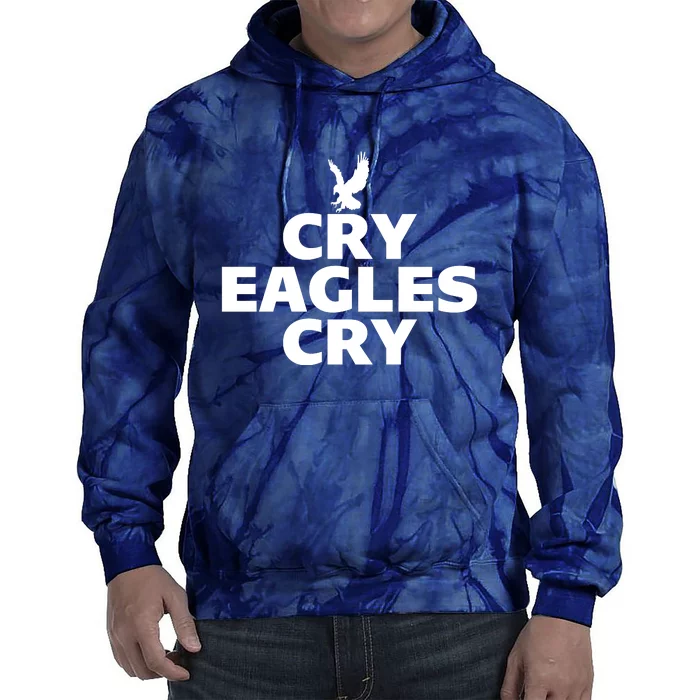 Cry Eagles Cry Funny Tie Dye Hoodie