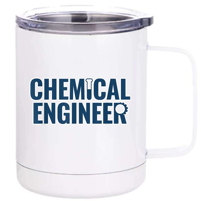 Chemical Engineering Chemical Engineer Funny For Men Front & Back 12oz Stainless Steel Tumbler Cup