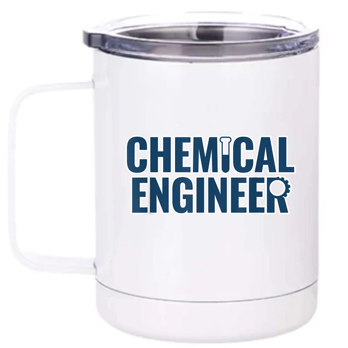 Chemical Engineering Chemical Engineer Funny For Men Front & Back 12oz Stainless Steel Tumbler Cup