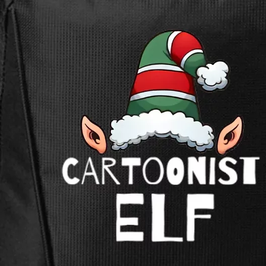 Cartoonist Elf Christmas Holidays City Backpack