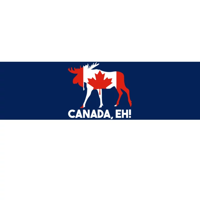 Canada Eh! Canadian Flag Bumper Sticker