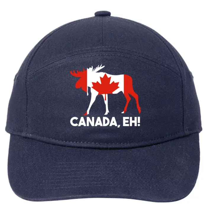 Canada Eh! Canadian Flag 7-Panel Snapback Hat