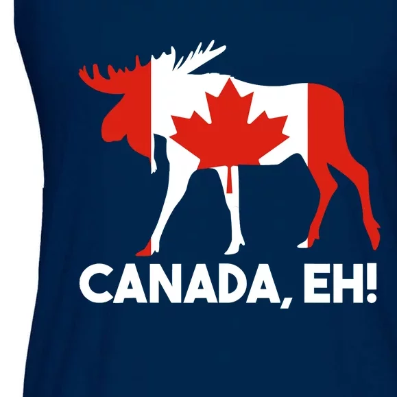 Canada Eh! Canadian Flag Ladies Essential Flowy Tank