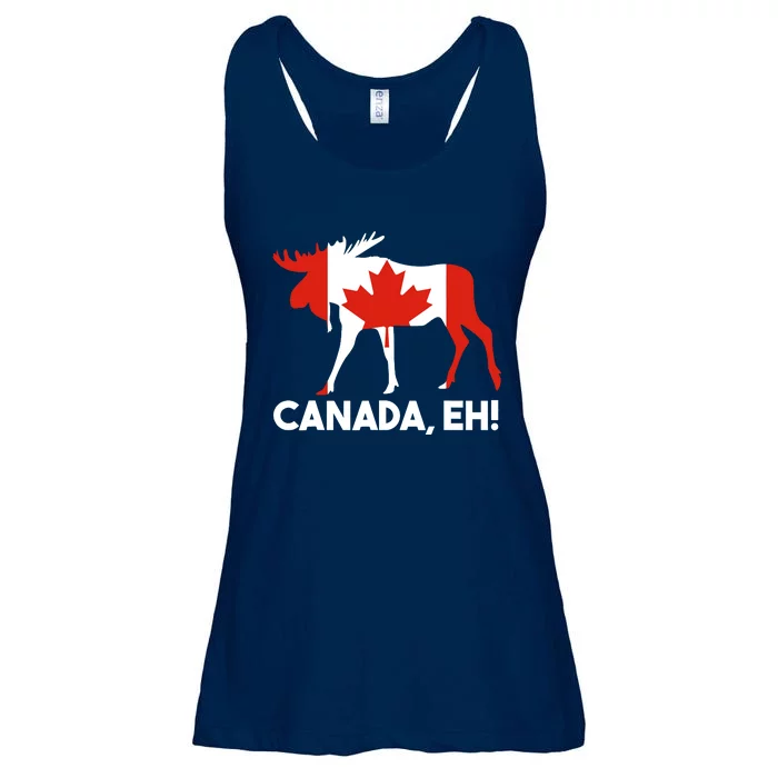 Canada Eh! Canadian Flag Ladies Essential Flowy Tank