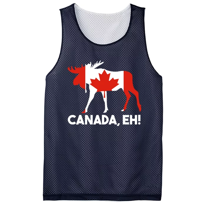 Canada Eh! Canadian Flag Mesh Reversible Basketball Jersey Tank