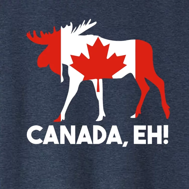 Canada Eh! Canadian Flag Women's Crop Top Tee