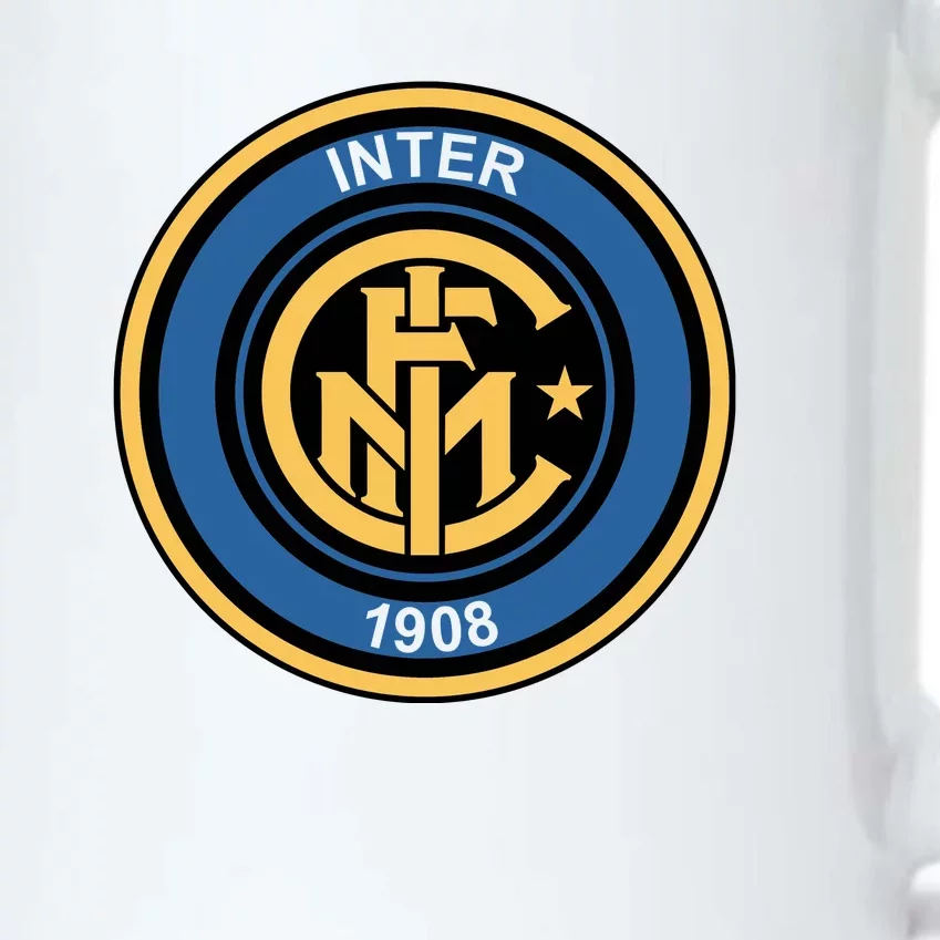 Cool European soccer Inter Milan Fc Logo Soccer Jersey Black Color Changing Mug