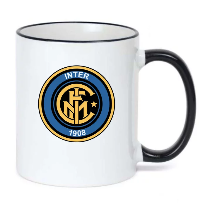 Cool European soccer Inter Milan Fc Logo Soccer Jersey Black Color Changing Mug