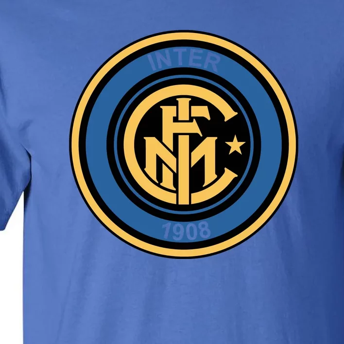 Cool European soccer Inter Milan Fc Logo Soccer Jersey Tall T-Shirt