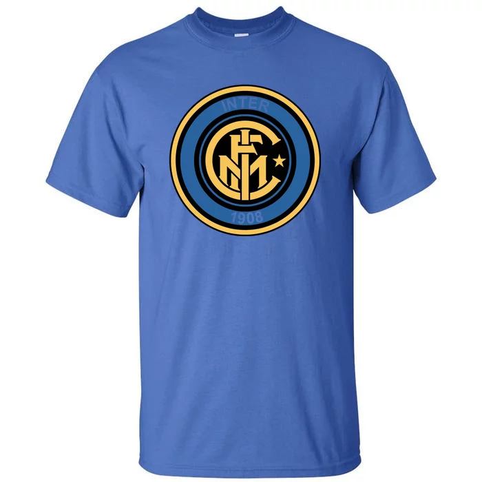 Cool European soccer Inter Milan Fc Logo Soccer Jersey Tall T-Shirt