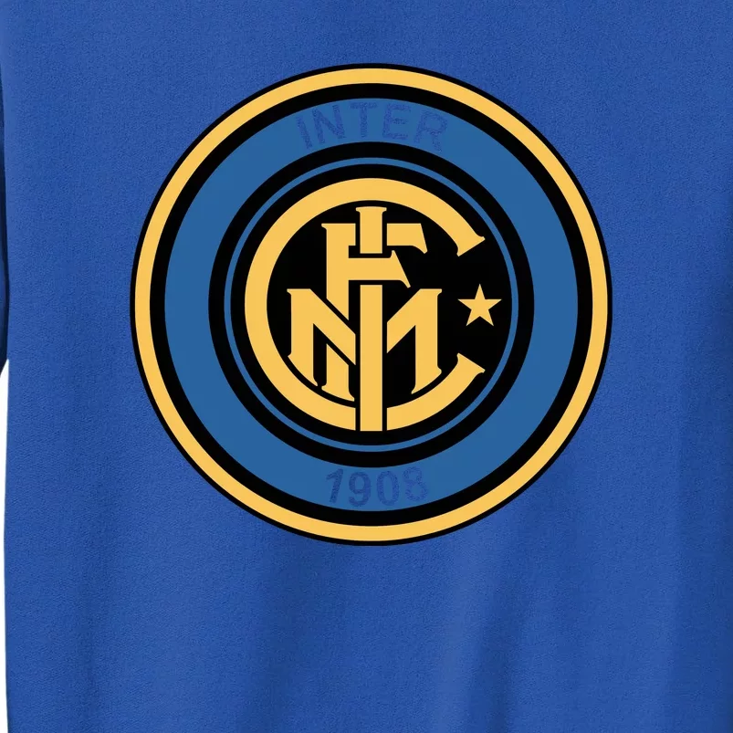 Cool European soccer Inter Milan Fc Logo Soccer Jersey Tall Sweatshirt