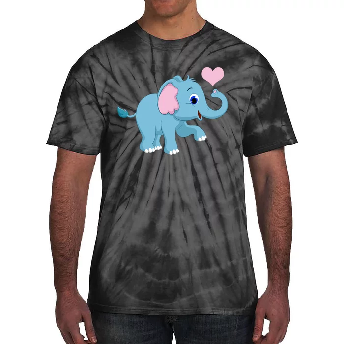 Cute Elephant Tie-Dye T-Shirt