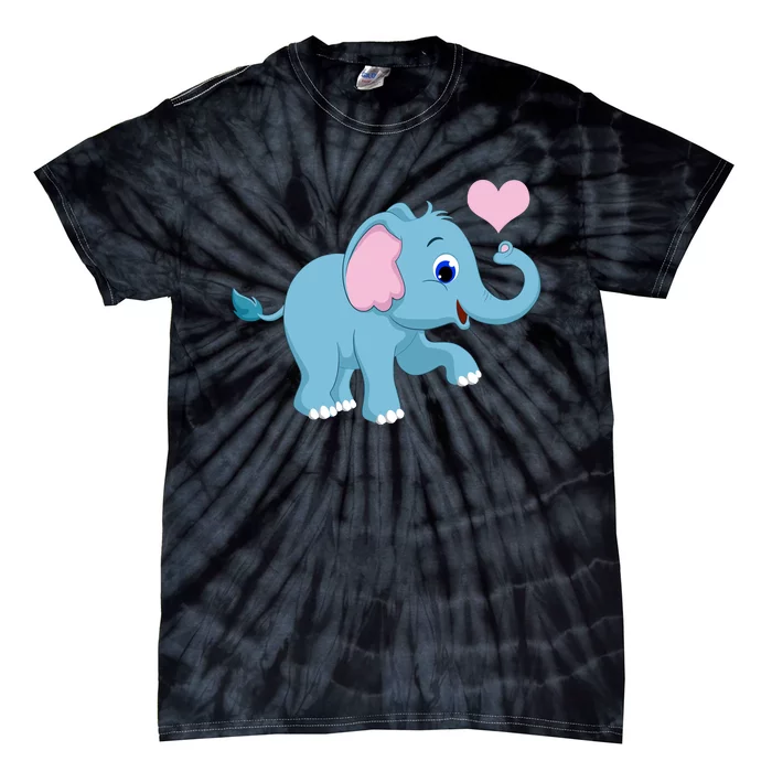 Cute Elephant Tie-Dye T-Shirt