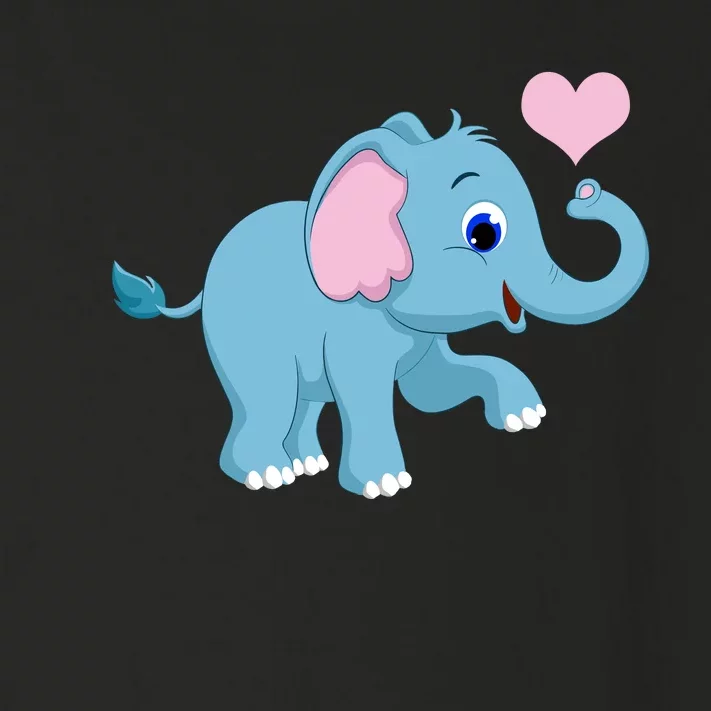 Cute Elephant Toddler Long Sleeve Shirt