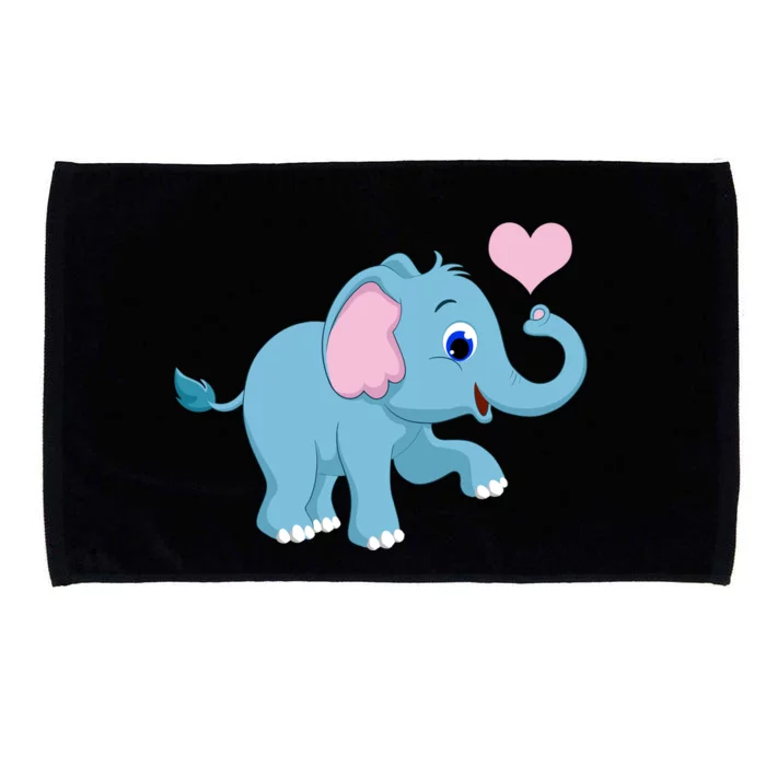 Cute Elephant Microfiber Hand Towel