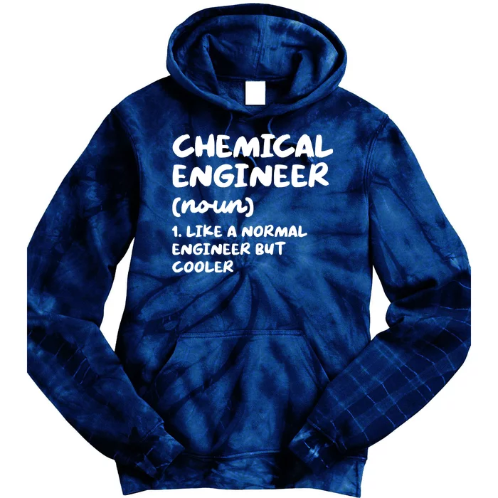 Chemical Engineer Definition Funny Engineering Tie Dye Hoodie