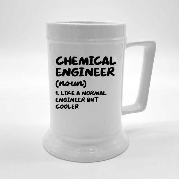 Chemical Engineer Definition Funny Engineering Front & Back Beer Stein