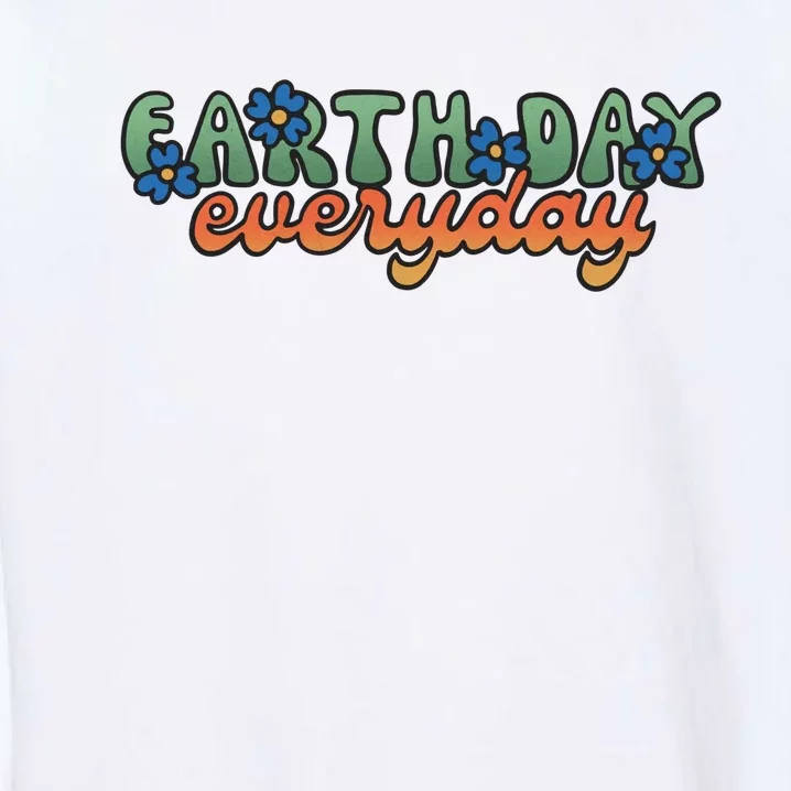 Cute Earth Day Everyday Retro Garment-Dyed Sweatshirt