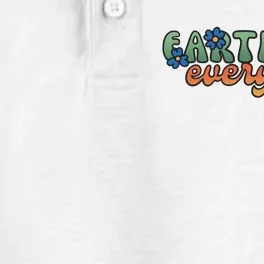 Cute Earth Day Everyday Retro Dry Zone Grid Performance Polo