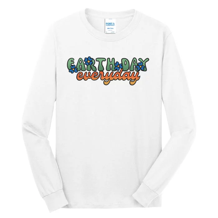 Cute Earth Day Everyday Retro Tall Long Sleeve T-Shirt