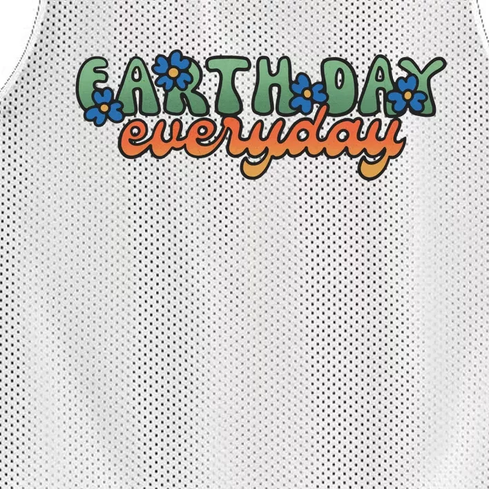 Cute Earth Day Everyday Retro Mesh Reversible Basketball Jersey Tank