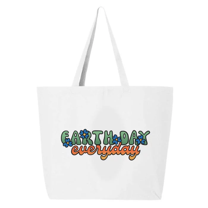 Cute Earth Day Everyday Retro 25L Jumbo Tote