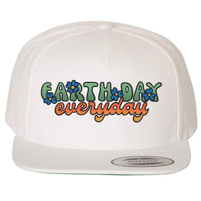 Cute Earth Day Everyday Retro Wool Snapback Cap