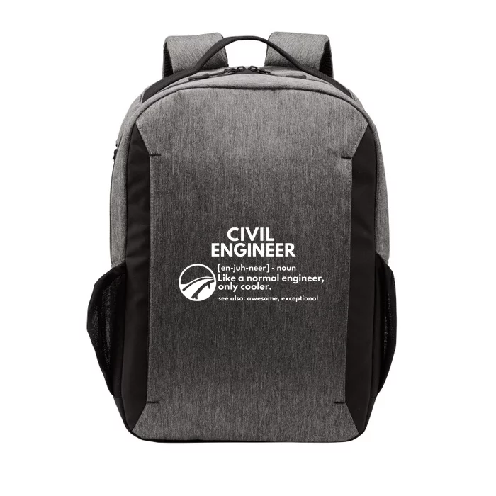 Civil Engineer Definition Funny Engineering Vector Backpack