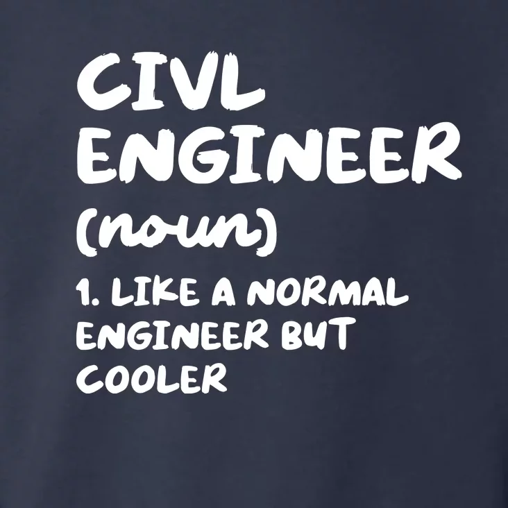 Civil Engineer Definition Funny Engineering Toddler Hoodie