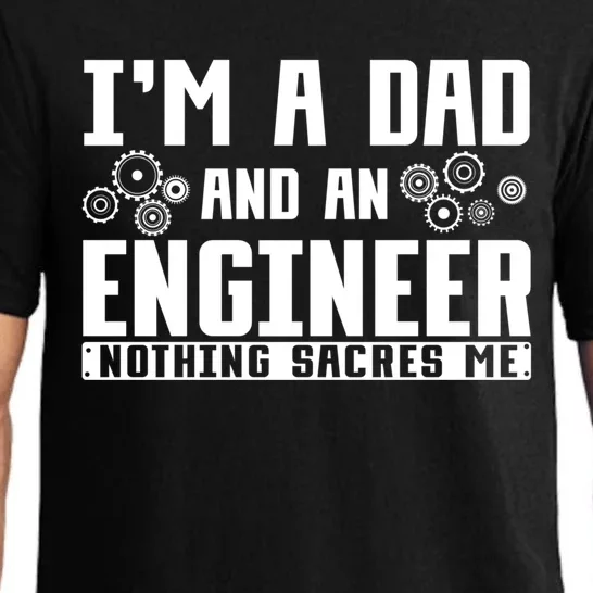 Civil Engineering Dad Fathers Day Mechanical Engineer Gift Pajama Set